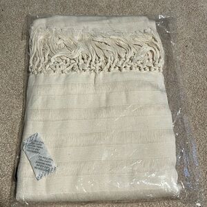 Be Kind by Ellen cream scarf